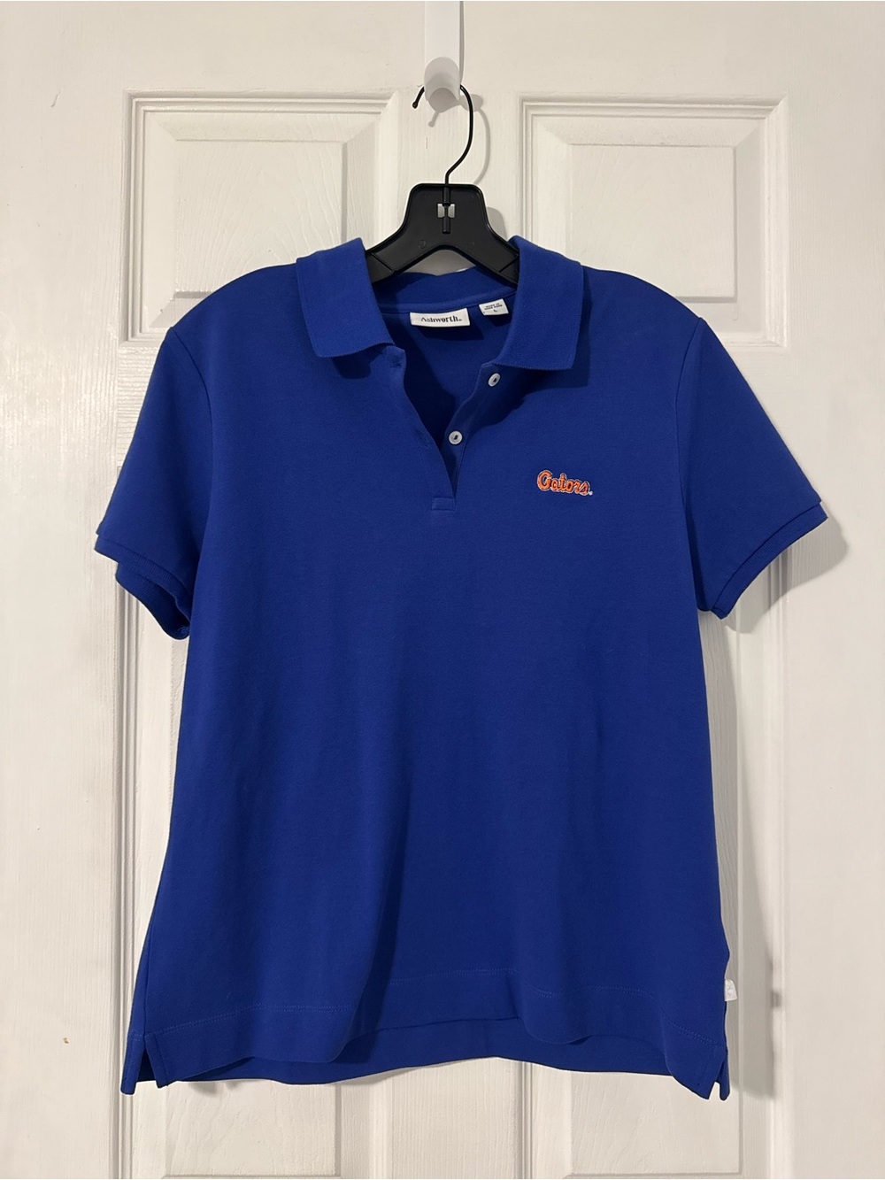University of Florida Gators Blue Polo Shirt with Orange Logo